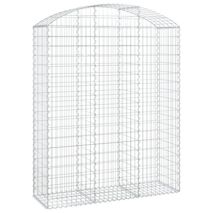 Obokana gabonska košara 150x50x180/200 cm pocinkano železo